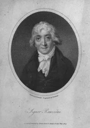 Portrait of Venanzio Rauzzini, engraved by Samuel Freeman